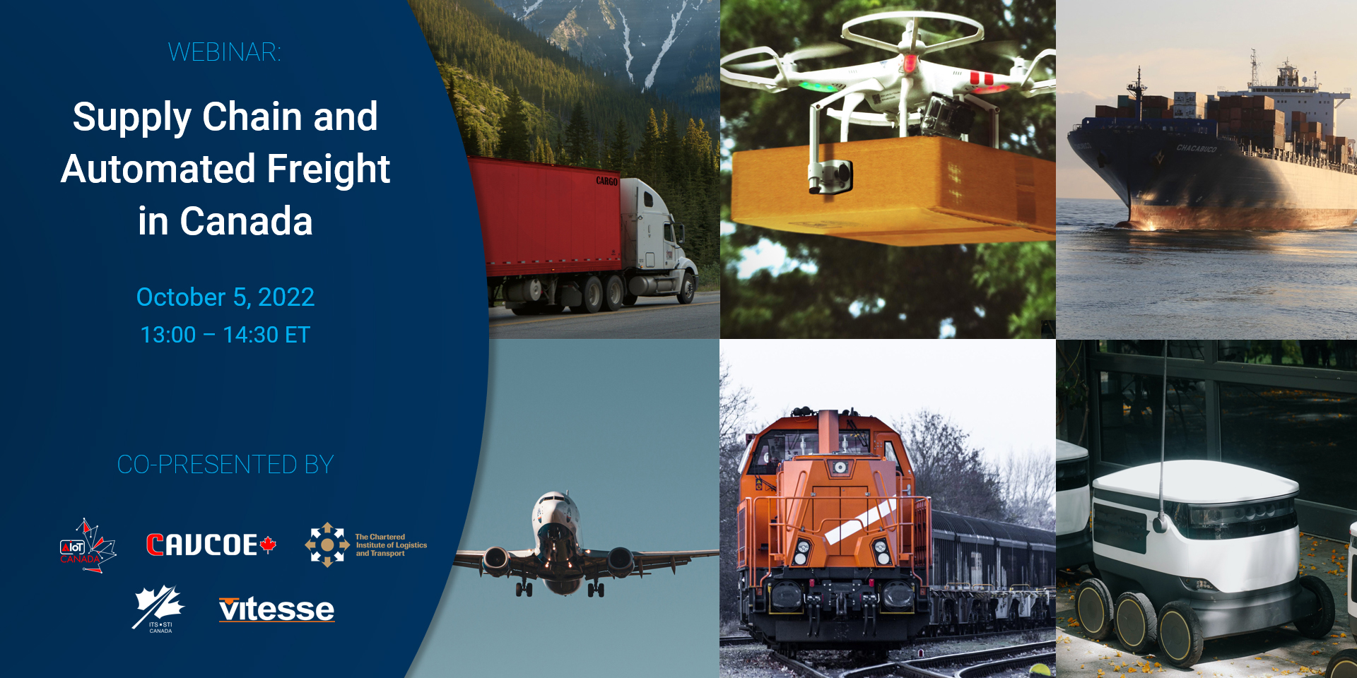 Mark your calendar & register! Webinar: Supply Chain and Automated Freight in Canada - Sponsored by: CAVCOE & Praxiem