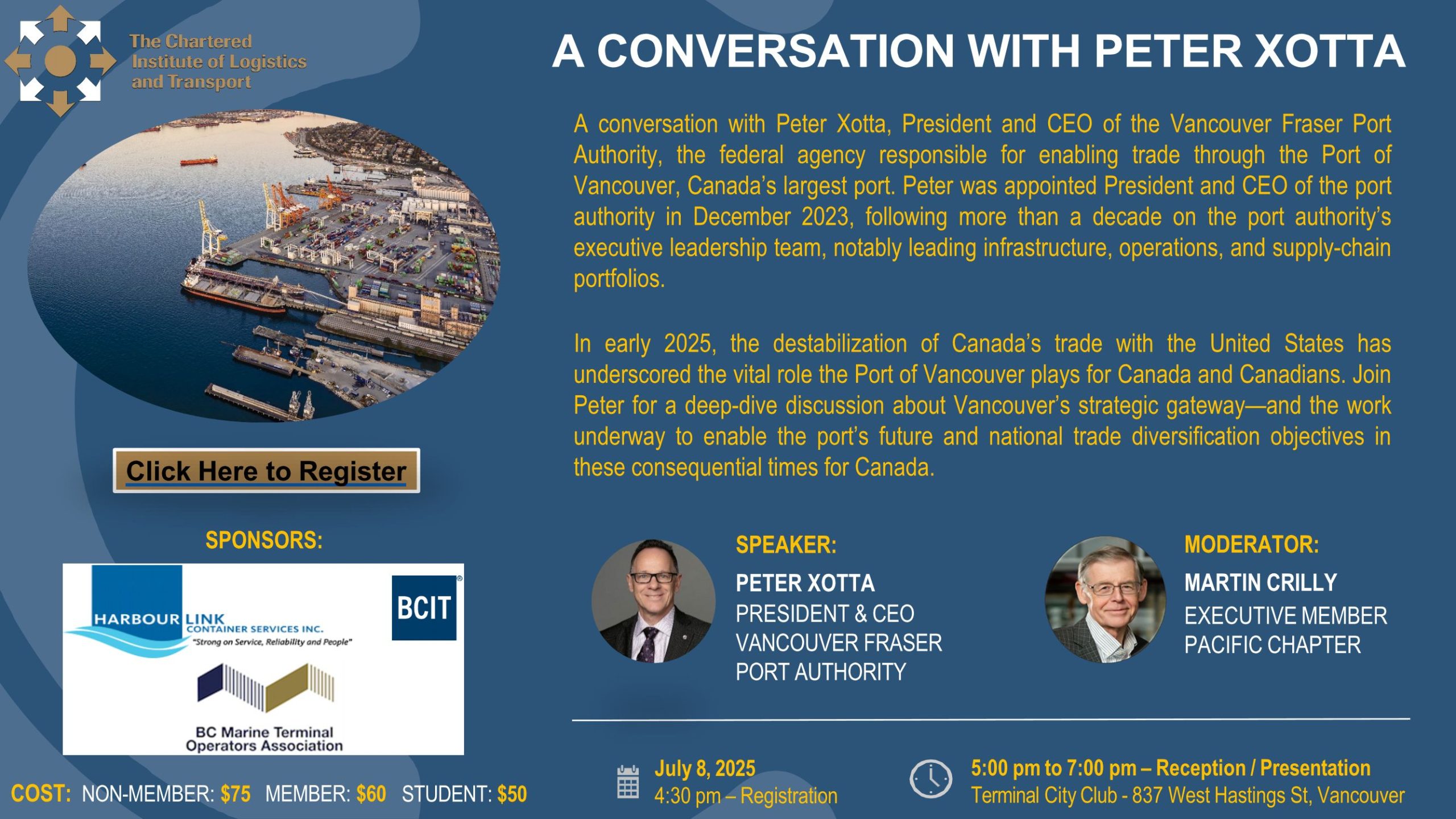 Register Now! July 8, 2025 - Pacific Chapter presents: A Conversation with Peter Xotta
