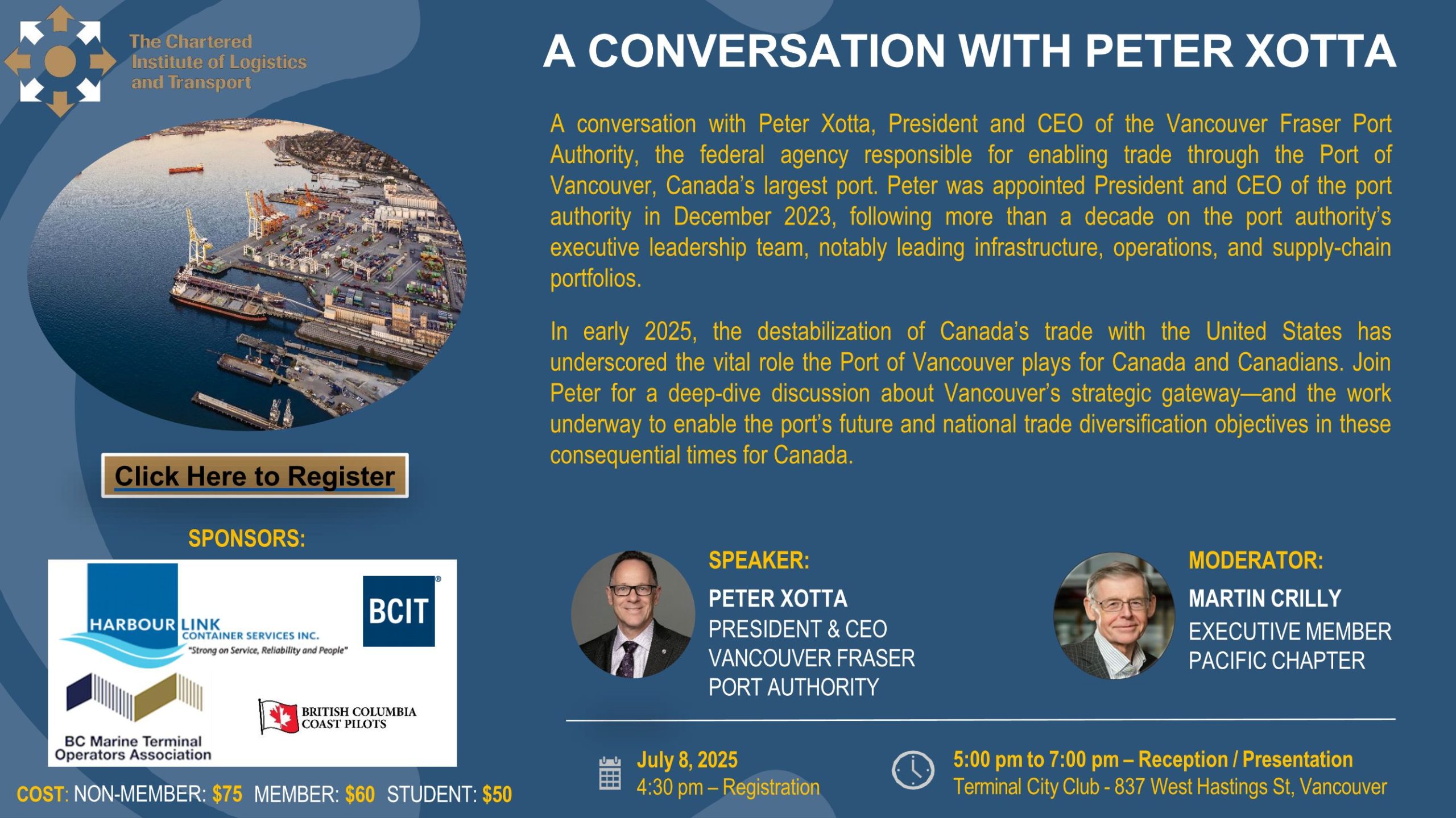 Register Now! July 8, 2025 - Pacific Chapter presents: A Conversation with Peter Xotta